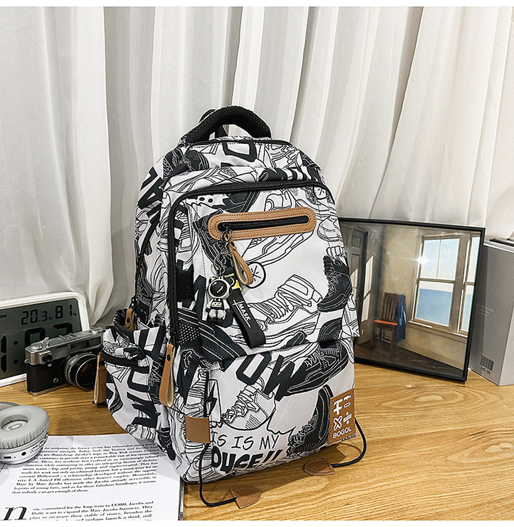 Graphic Design High-Capacity School Backpack