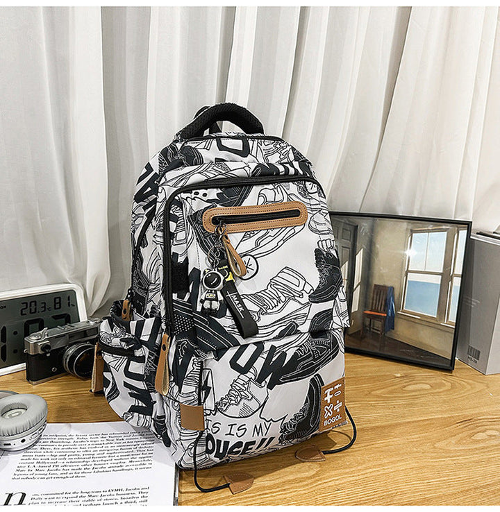 Graphic Design High-Capacity School Backpack