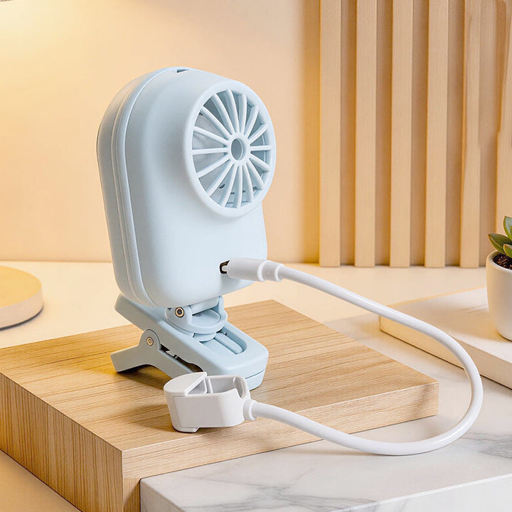 Ladies Multifunctional Clip Fan with Adjustable Tilt Angle Kalsten