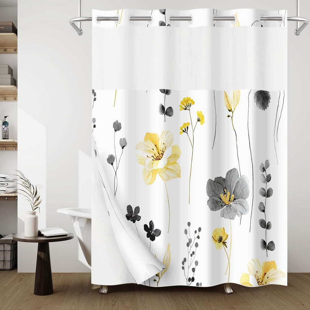 Artistic Floral Shower Curtain Kalsten