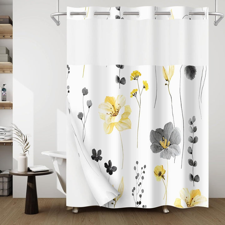 Artistic Floral Shower Curtain Kalsten