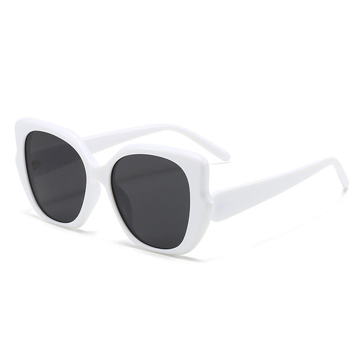Women's oversized fashionable sunglasses with curved frame Kalsten