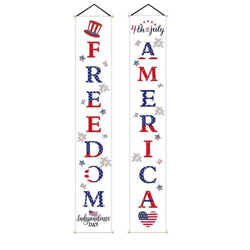 Unisex nan hanging patriotic door banner set Kalsten