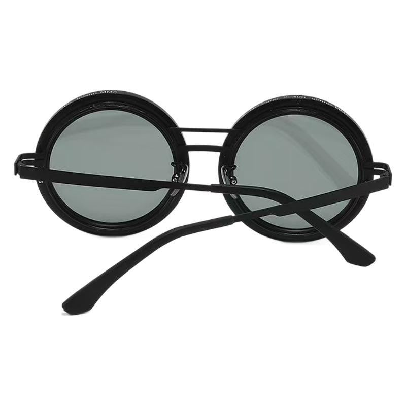 Ladies Round Retro Sunglasses with Distinctive Metal Frame Kalsten