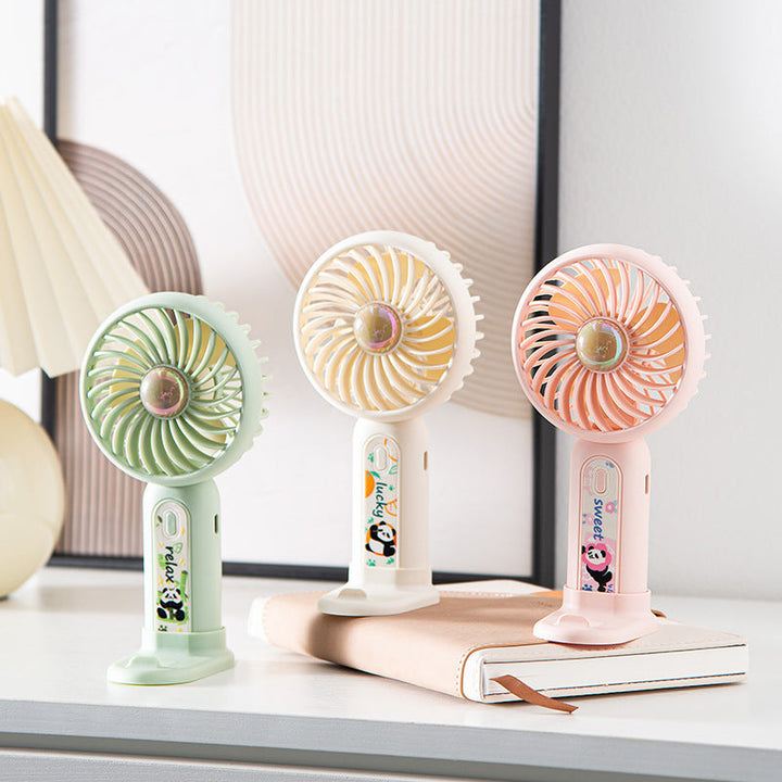 Portable Cartoon-Themed Handheld Fan Kalsten