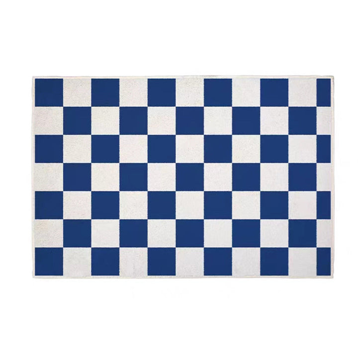 Stylish Checkered Bath Mat Kalsten