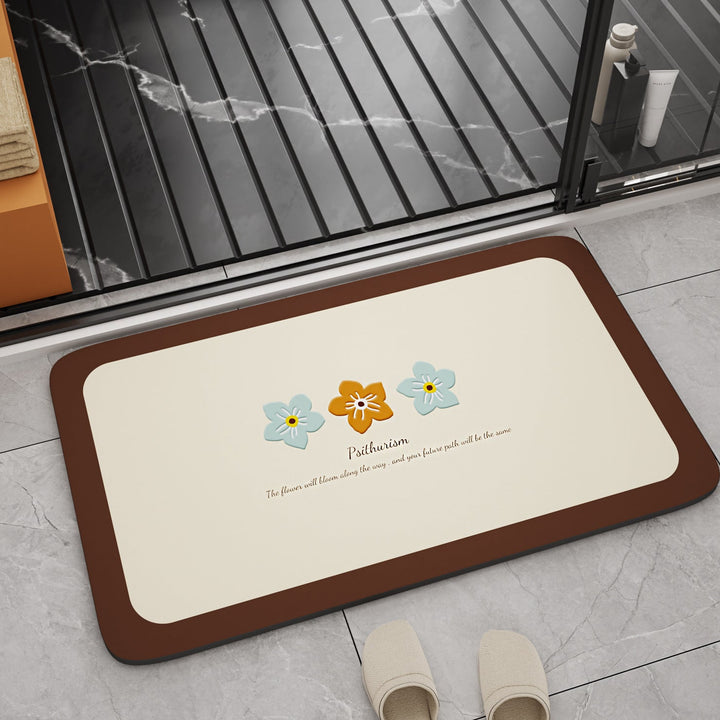 Inspirational Quote Bath Mat Kalsten