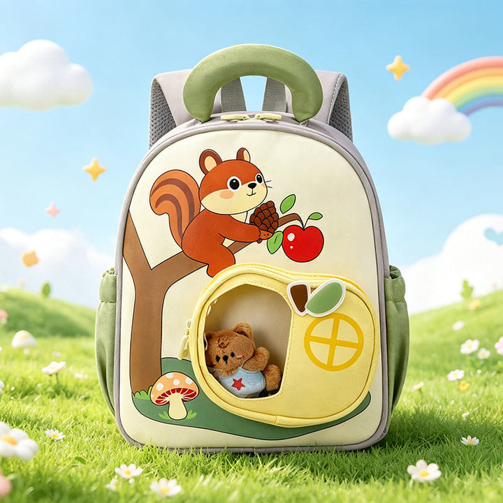 Children's Cute Animal-Themed School Backpack