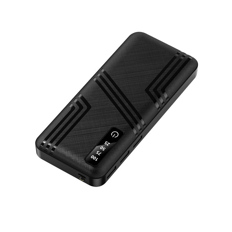 Portable power bank with multifunctional fast charging connector and LCD display Kalsten