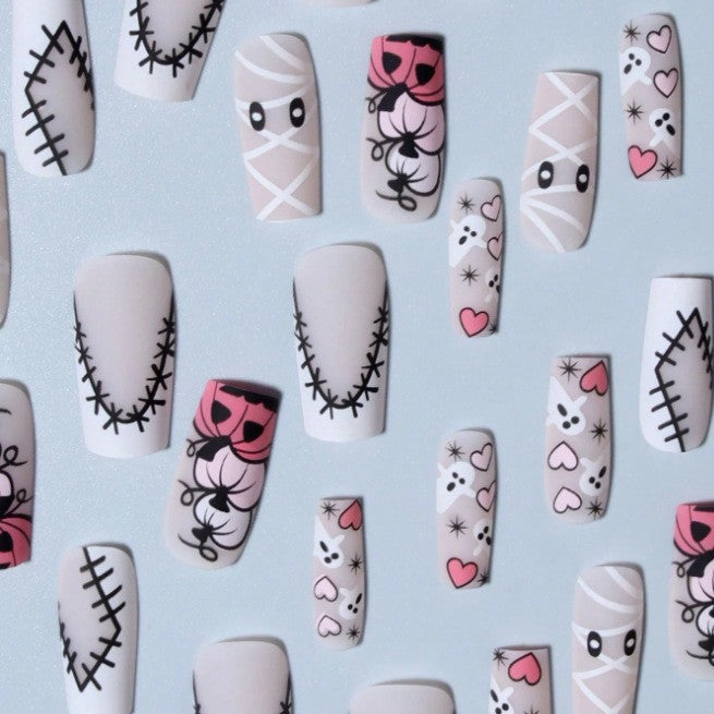 Halloween-Themed Nail Art Design Kalsten