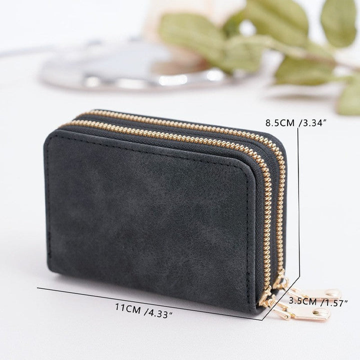 Double Folded Wallet Made of High-Quality Genuine Leather Kalsten