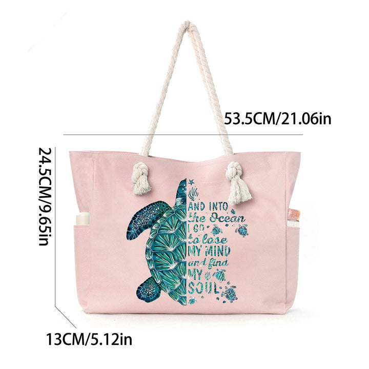 Beach bag with practical side pockets and robust design Kalsten