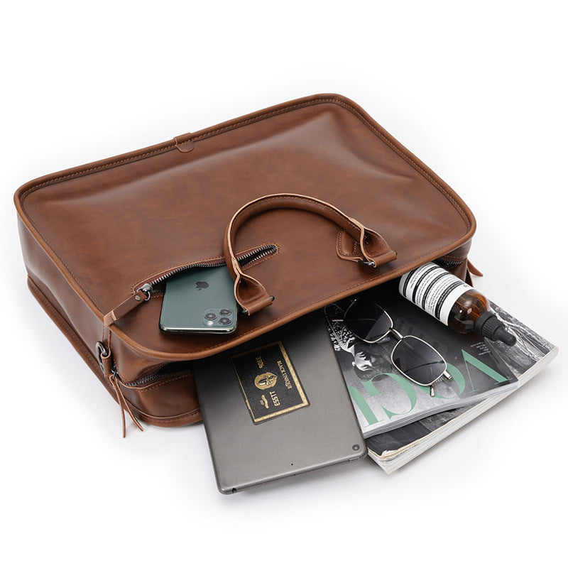 High-Quality Briefcase Made of Durable Artificial Leather Kalsten
