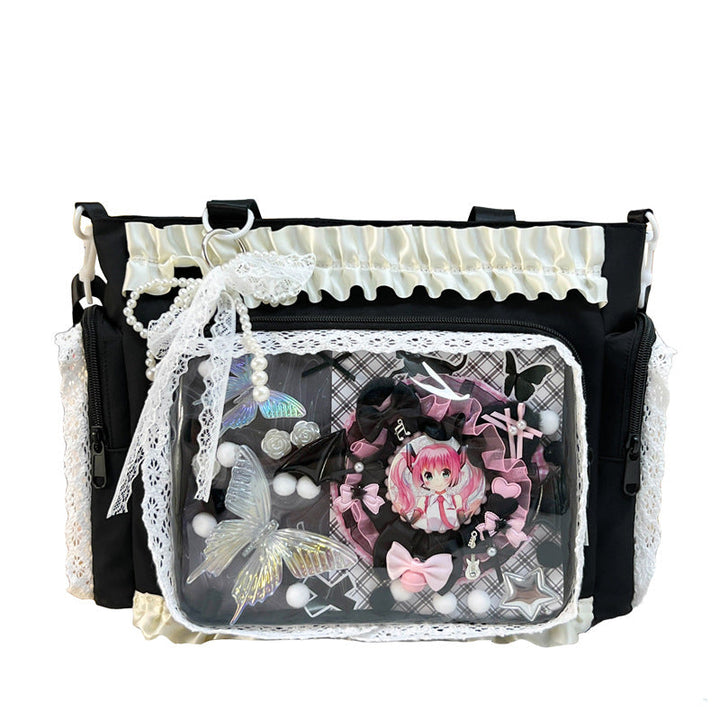 Decorative Character Print Handbag Kalsten