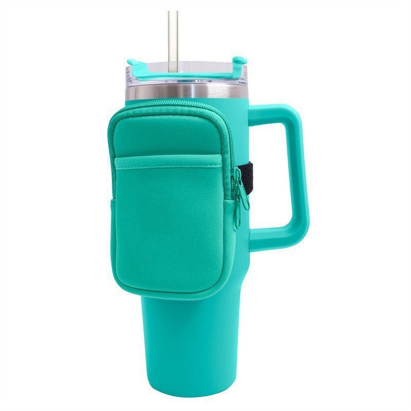 Unisex cup holder with practical pocket Kalsten