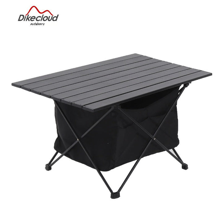 Foldable Camping Table With Integrated Storage Kalsten