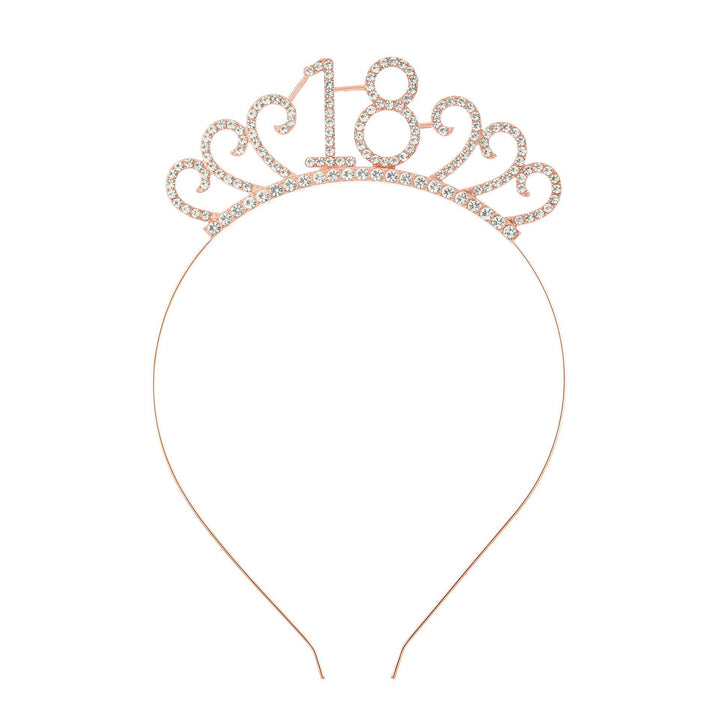 Ladies Crystal Tiara with Custom Designed Number Motif Kalsten