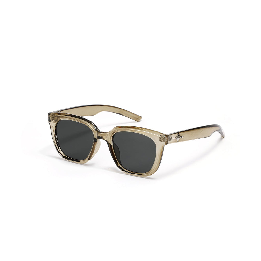 Ladies fashionable transparent sunglasses with slim frame and UV protection Kalsten