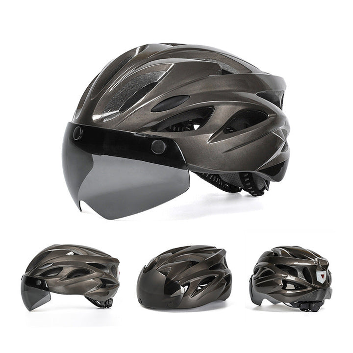 Aerodynamic Cycling Helmet with Integrated Visor Kalsten