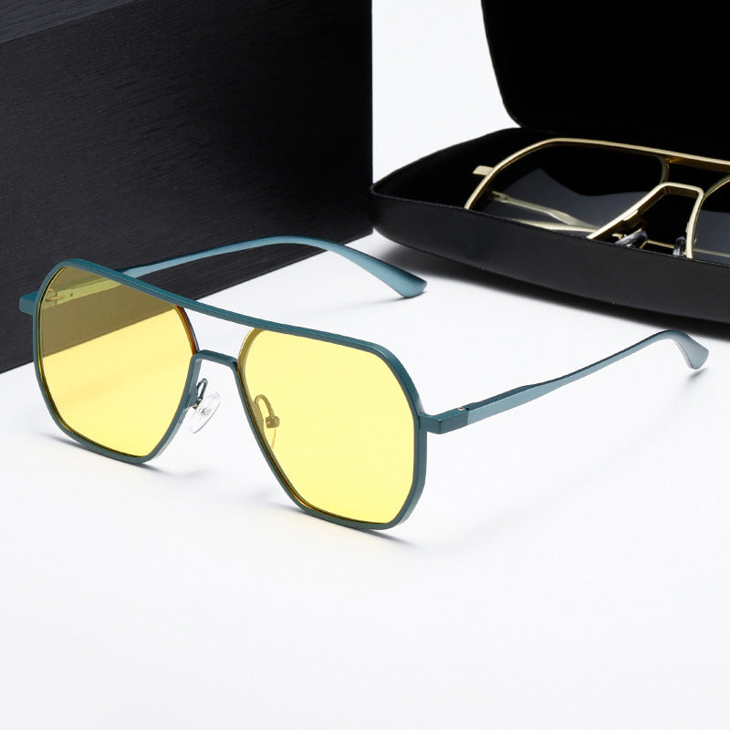 Women's innovative fashionable sunglasses with rectangular frame Kalsten