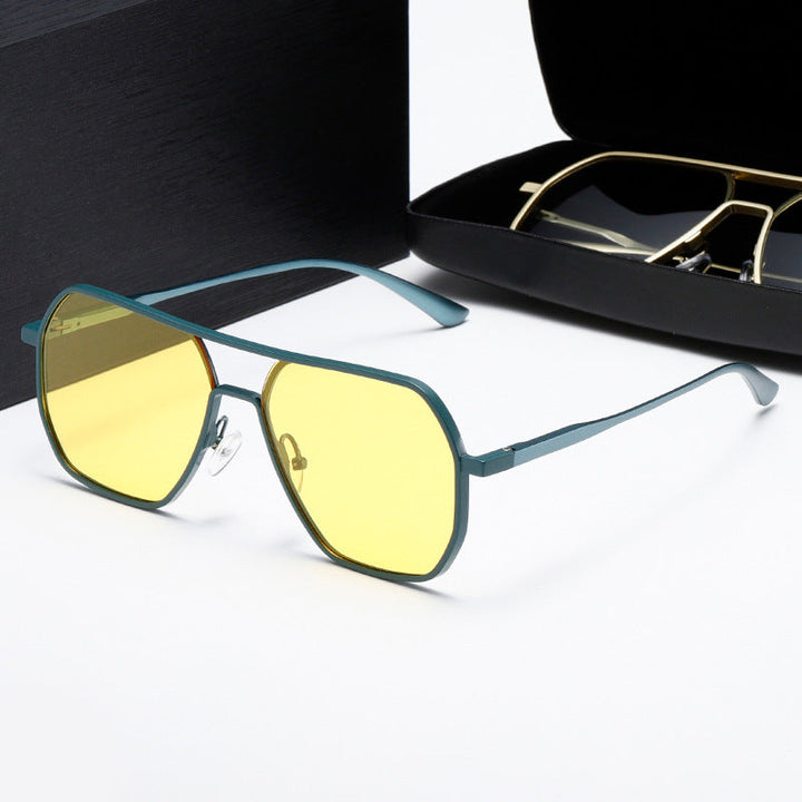 Women's innovative fashionable sunglasses with rectangular frame Kalsten