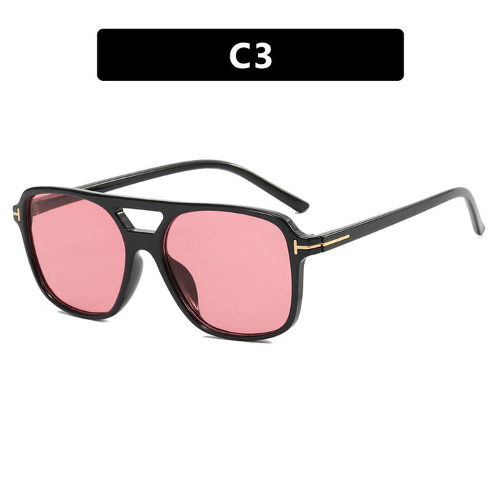 Ladies stylish sunglasses in modern rectangular design Kalsten