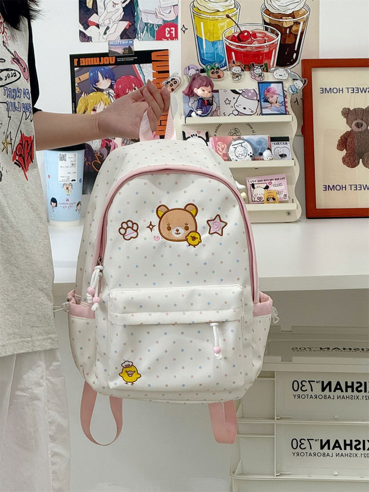Cute Character-Themed Lightweight School Backpack