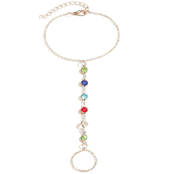 Colorful Gemstone Charm Bracelet Kalsten