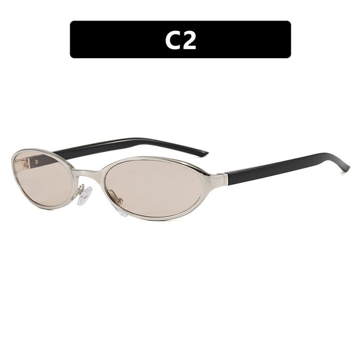 Women's elegant sunglasses with protective UV filter and slim frame Kalsten