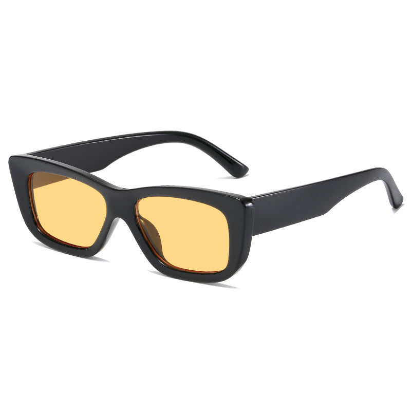 Ladies fashionable sunglasses with rectangular frame Kalsten