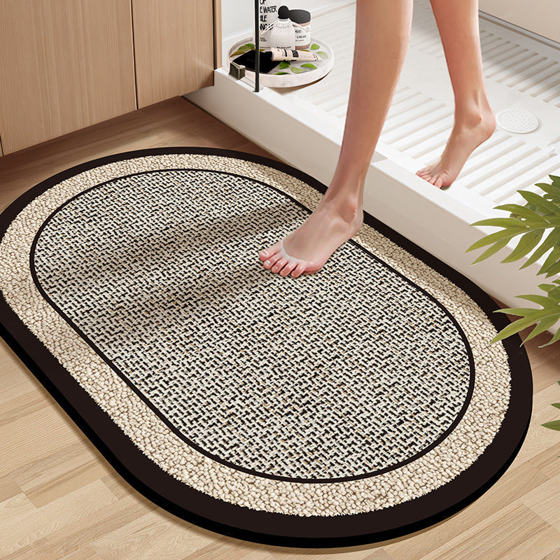 Soft Textured Bathroom Rug Kalsten