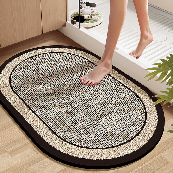 Soft Textured Bathroom Rug Kalsten