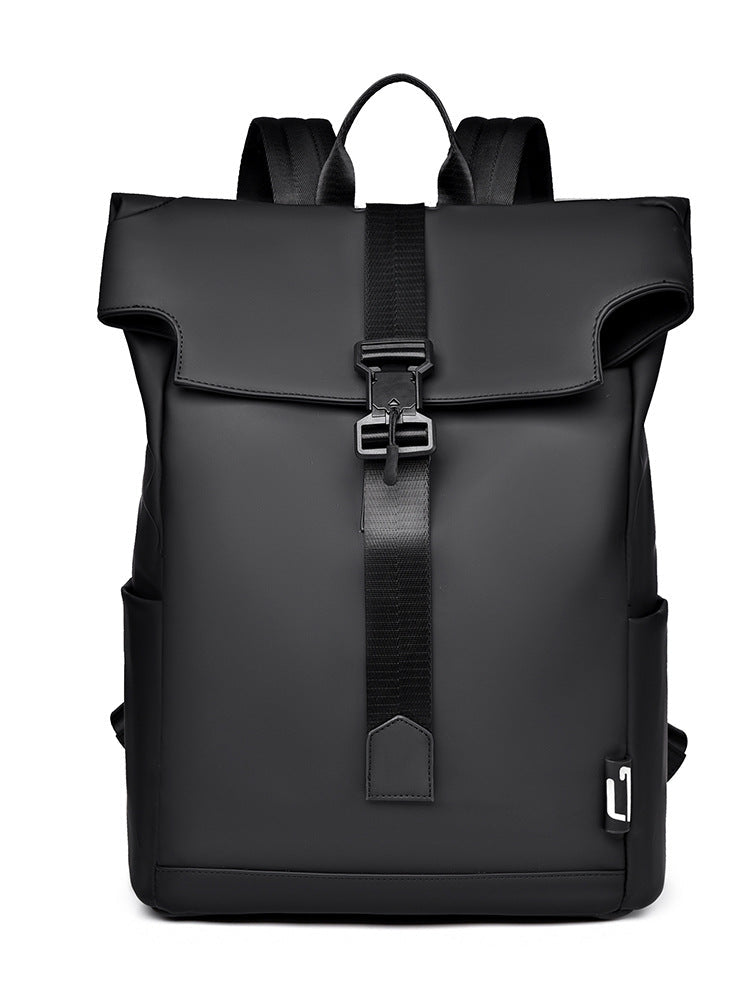 Modern Waterproof Roll-Top Backpack Kalsten