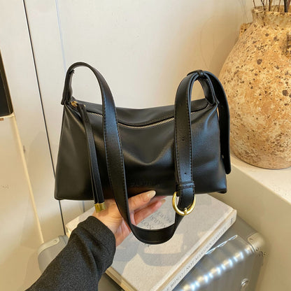 Textured Casual Shoulder Bag Acalora