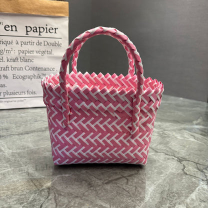 Playful basket bag with bow Acalora