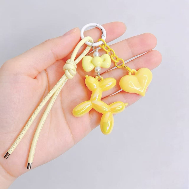 Playful keychain with heart and balloon dog Kalsten