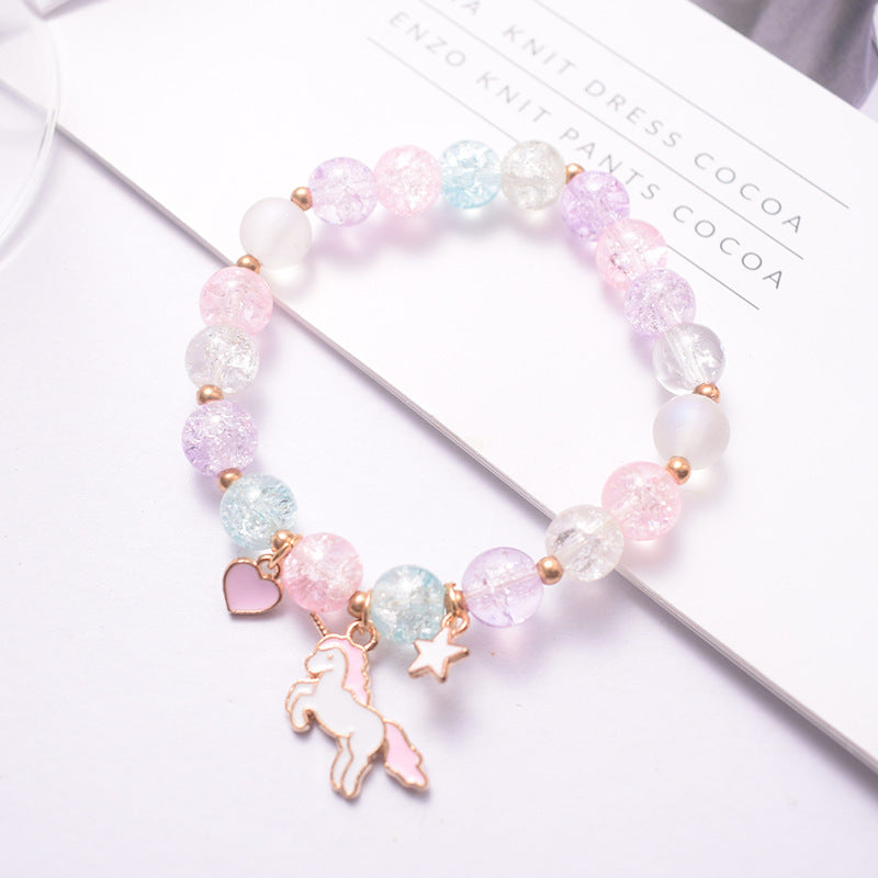 Whimsical Beaded Charm Bracelet Kalsten