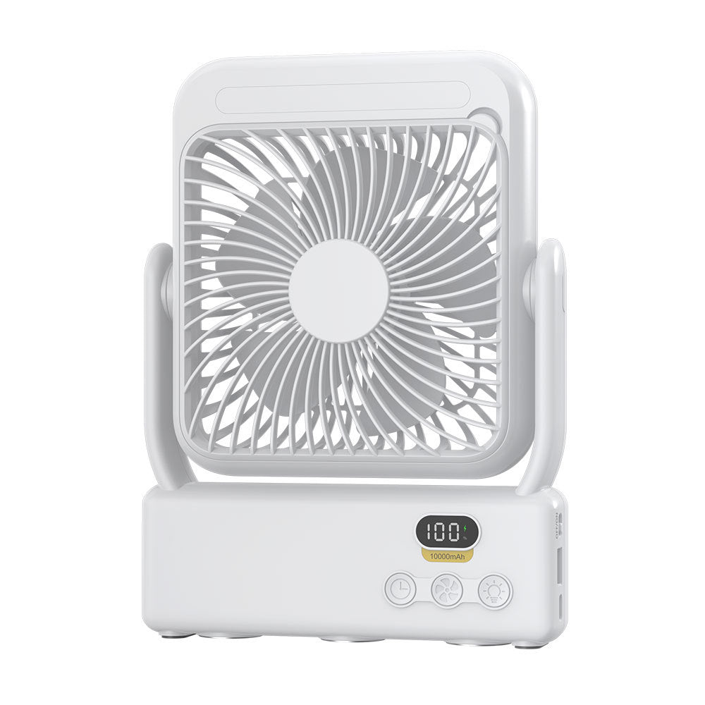 Unisex Rechargeable Dual-Function Cooling and USB Power Fan Kalsten