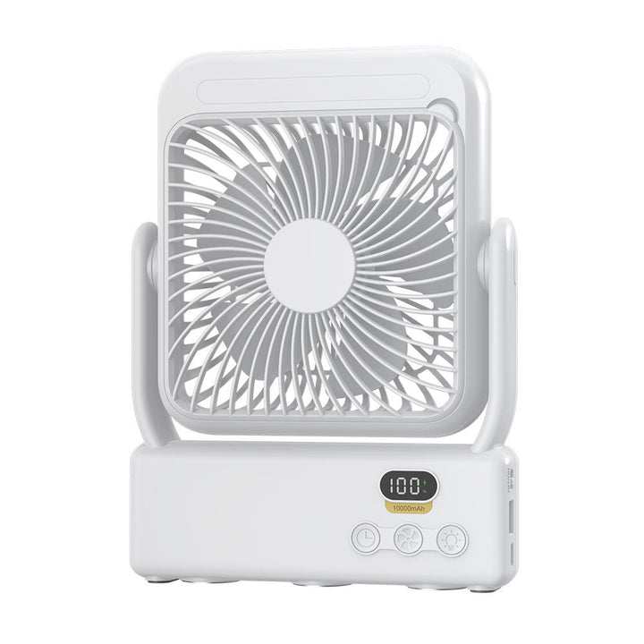 Unisex Rechargeable Dual-Function Cooling and USB Power Fan Kalsten