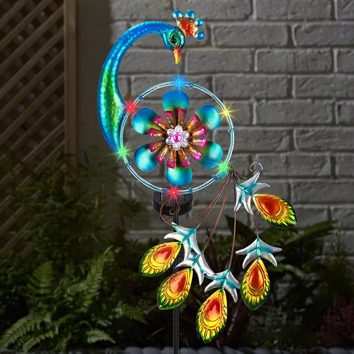 Decorative Hanging Watering Can Garden Stake Ornament With Simulated Cascading Spout Kalsten