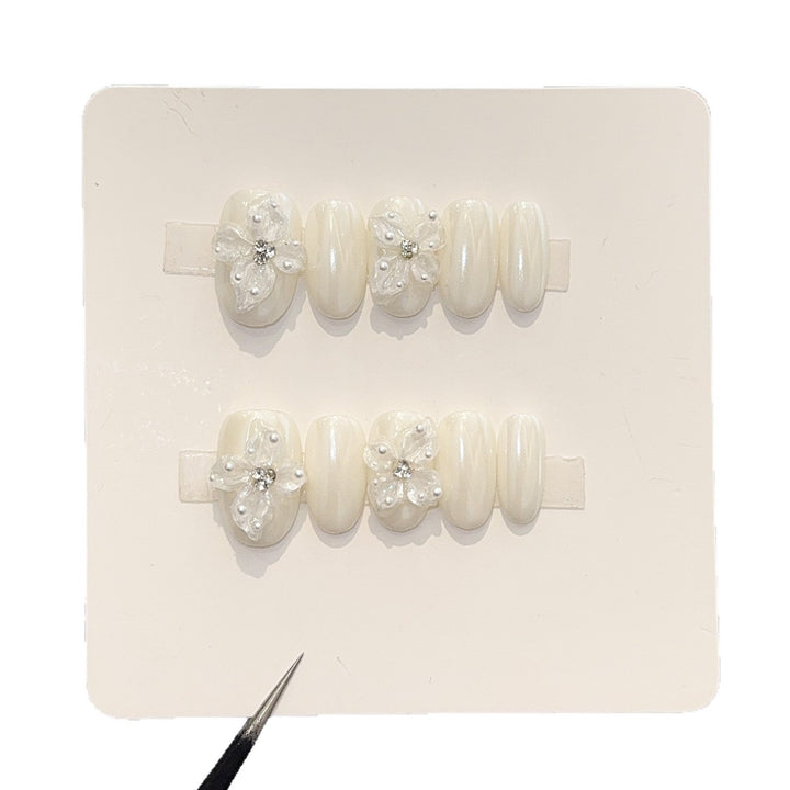 Artificial artificial nails with floral accents Kalsten