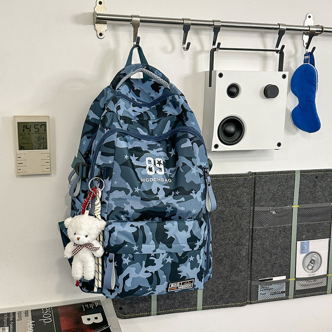 Multi-Functional Urban Camo School Backpack