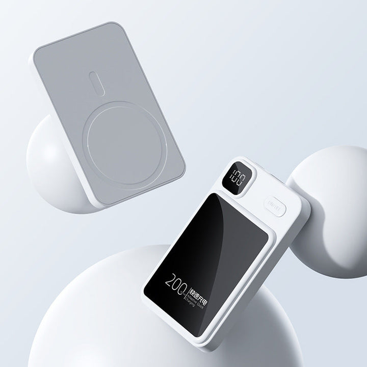 Portable power bank with inductive charging technology and digital display Kalsten