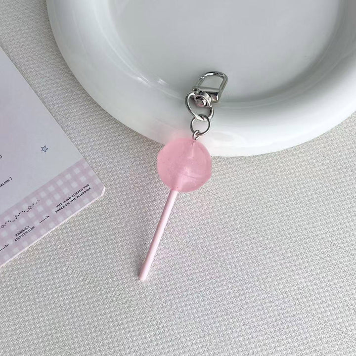 Lollipop-Inspired Charm Keychain Kalsten