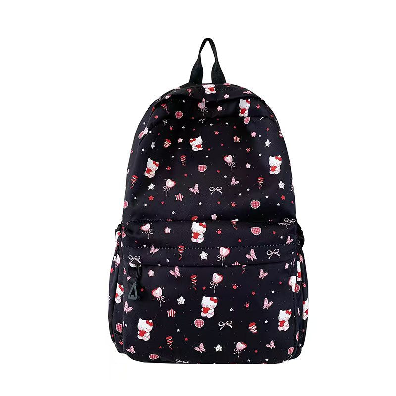 Character Print School Backpack Kalsten