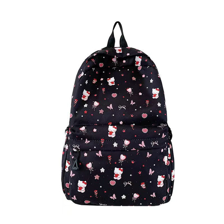 Character Print School Backpack Kalsten