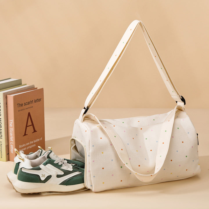 Sporty shoulder bag with unique star pattern Kalsten
