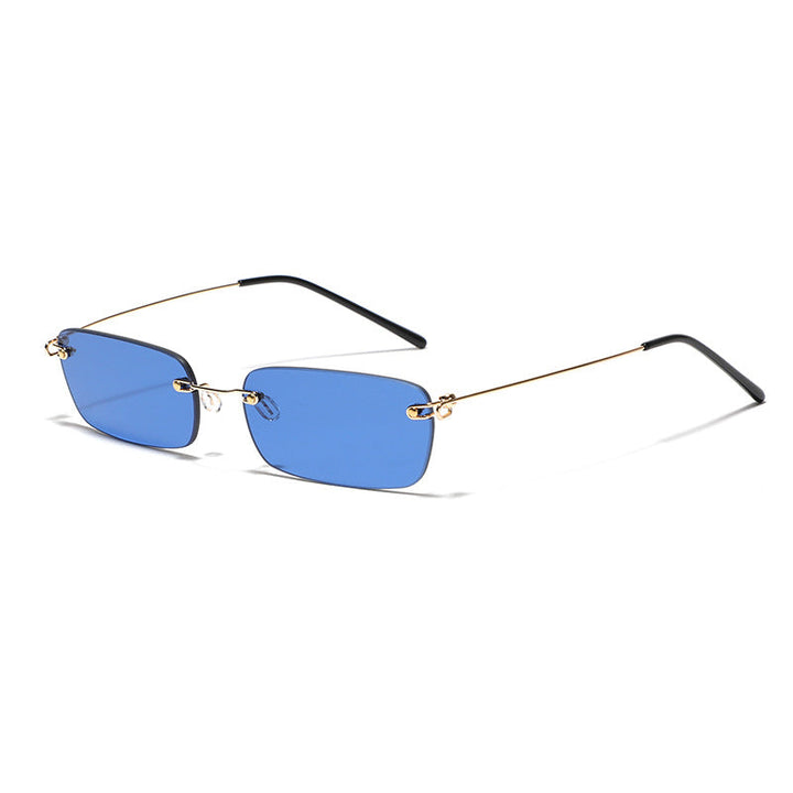 Ladies stylish rectangular sunglasses with high-quality metal frame Kalsten