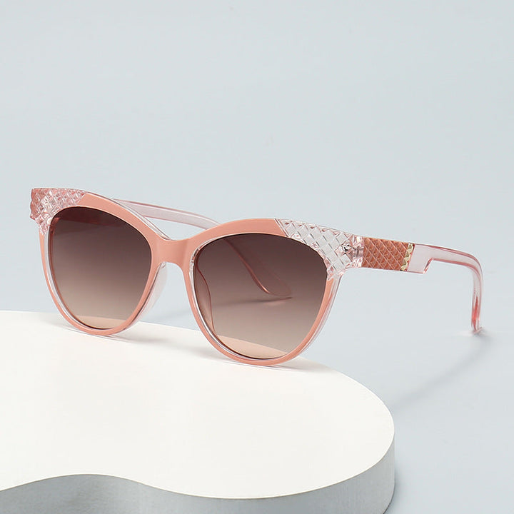 Women's Cat-Eye Sunglasses with Structured Frame and UV Protection Kalsten