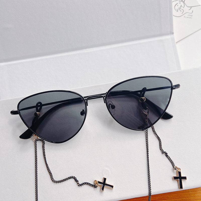 Fashionable glasses holder chain with star pendants Kalsten